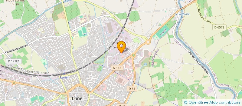 localisation de l'entreprise HOLDING BELLOM  LUNEL