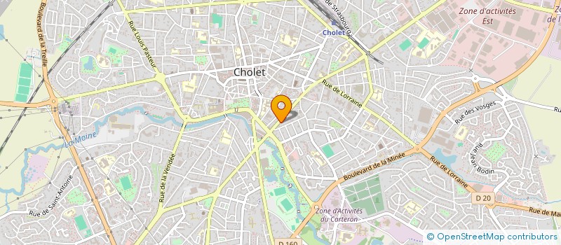 localisation de l'entreprise HOLDING BELMONTE à CHOLET