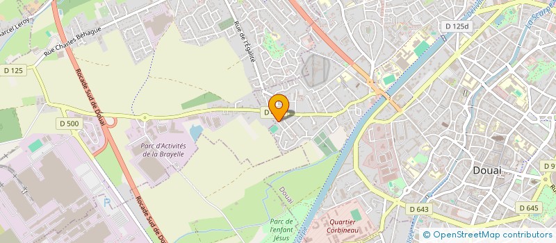 localisation de l'entreprise HOLDING BELUGA à DOUAI