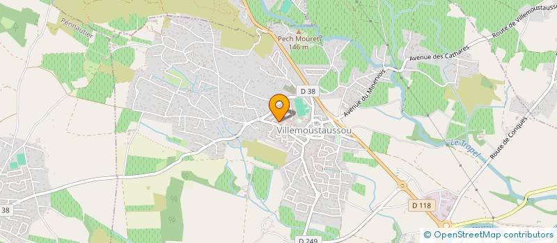 localisation de l'entreprise HOLDING BELZO 64  VILLEMOUSTAUSSOU