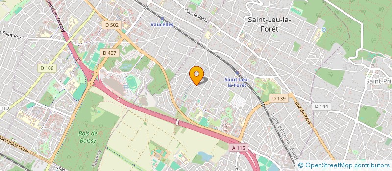 localisation de l'entreprise HOLDING BEN AMEUR  SAINT-LEU-LA-FORET