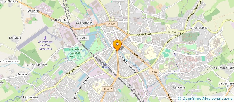 localisation de l'entreprise HOLDING BENCO FINANCES à FLERS