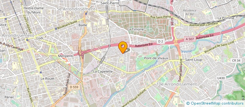 localisation de l'entreprise HOLDING BENJAMIN BENDAYAN  MARSEILLE