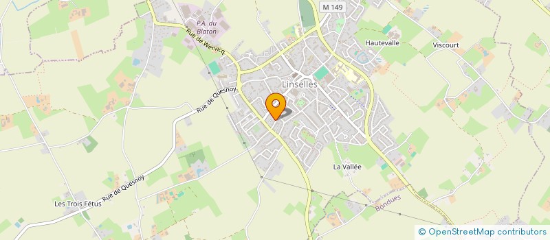 localisation de l'entreprise HOLDING BENJAMIN GALLIOT à LINSELLES