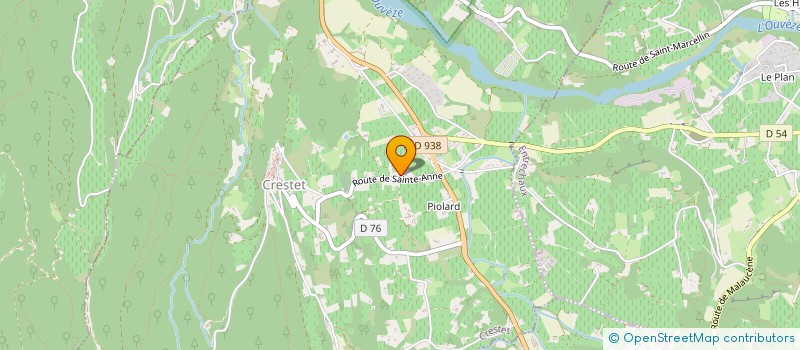 localisation de l'entreprise HOLDING BENOIT  RASTEAU