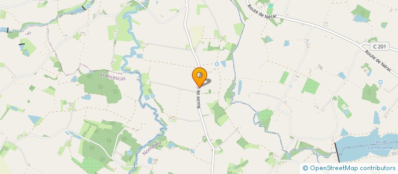 localisation de l'entreprise HOLDING BENSE  NOMDIEU