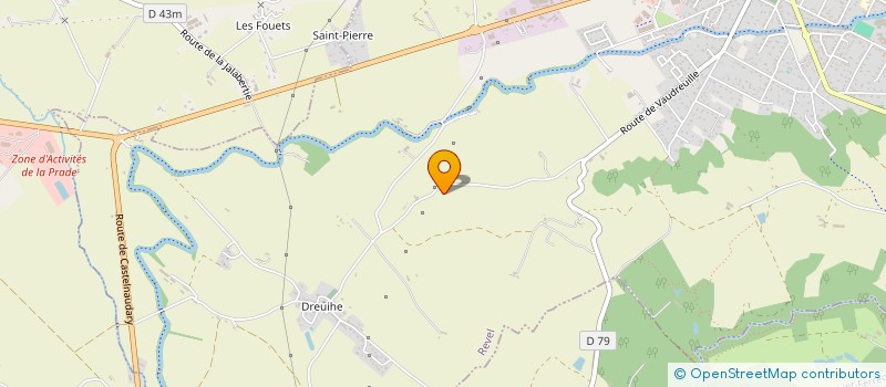 localisation de l'entreprise HOLDING BENVENUTI  REVEL