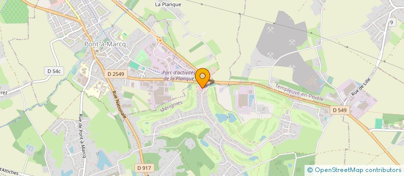 localisation de l'entreprise HOLDING BERANGEL  MERIGNIES