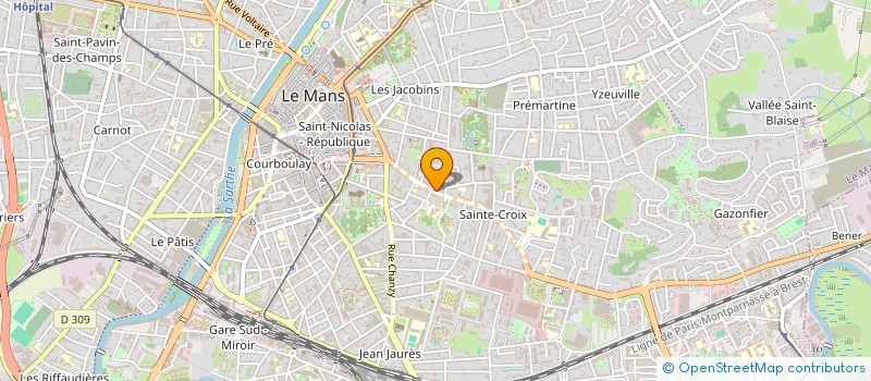 localisation de l'entreprise HOLDING BERGE à LE MANS