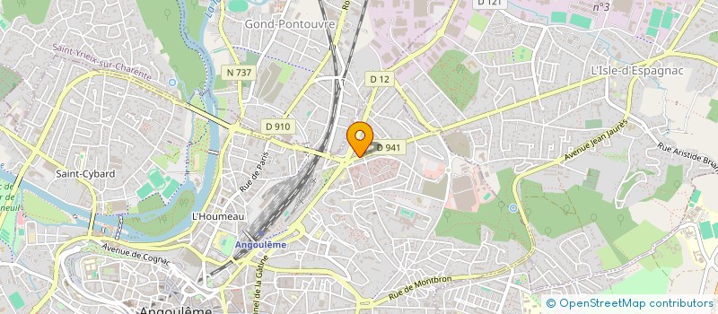 localisation de l'entreprise HOLDING BERLAND à ANGOULEME