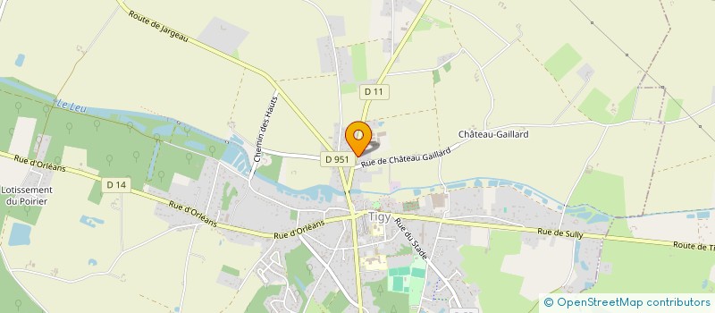 localisation de l'entreprise HOLDING BERONIE à TIGY