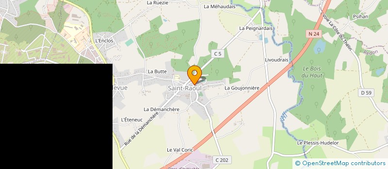 localisation de l'entreprise HOLDING BERTIN  BEIGNON