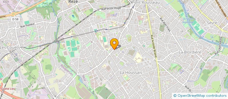 localisation de l'entreprise HOLDING BEZIEAU à REZE