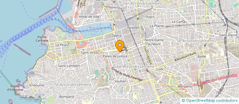localisation de l'entreprise HOLDING BEZZOU  MARSEILLE