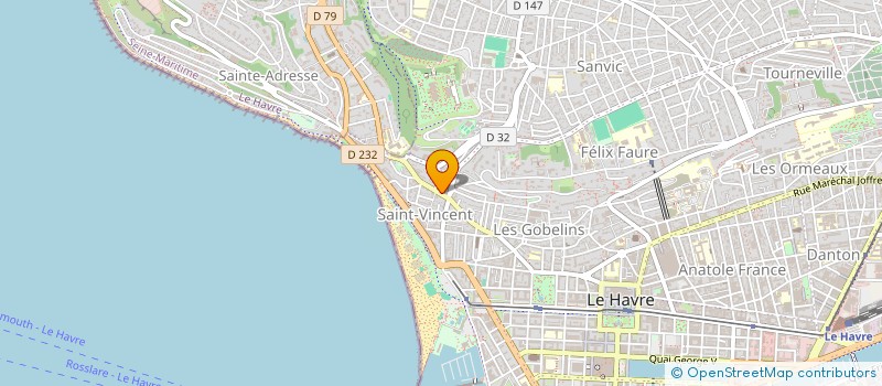 localisation de l'entreprise HOLDING BH à LE HAVRE