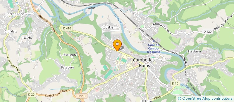 localisation de l'entreprise HOLDING BI-AIZPAK à CAMBO-LES-BAINS