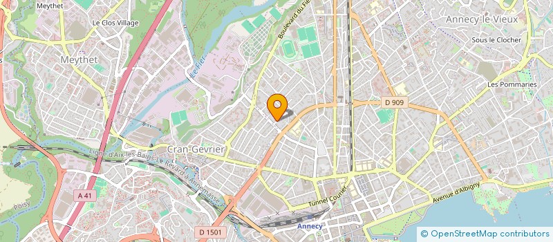 localisation de l'entreprise HOLDING BIANCHIN - SCHUWER  ANNECY