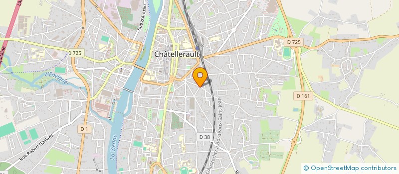 localisation de l'entreprise HOLDING BICI  CHATELLERAULT