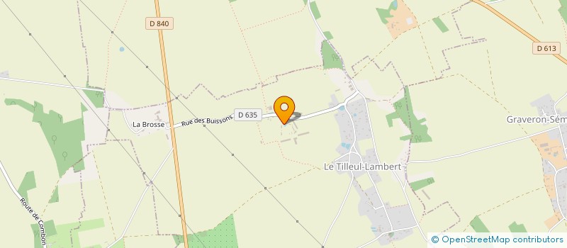 localisation de l'entreprise HOLDING BIDAULT-TOUZARD  LE TILLEUL-LAMBERT