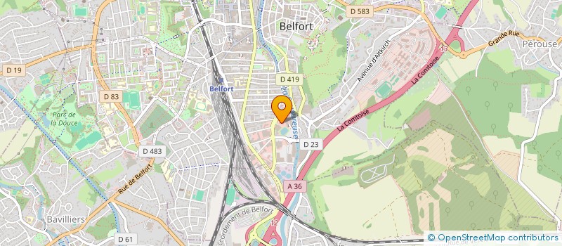 localisation de l'entreprise HOLDING BIOLAB 90  BELFORT