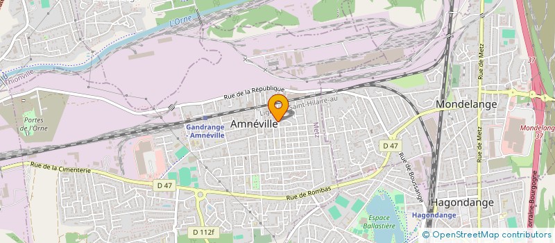 localisation de l'entreprise HOLDING BIRAMA à AMNEVILLE