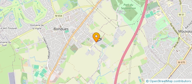 localisation de l'entreprise HOLDING BIZNAGA  BONDUES