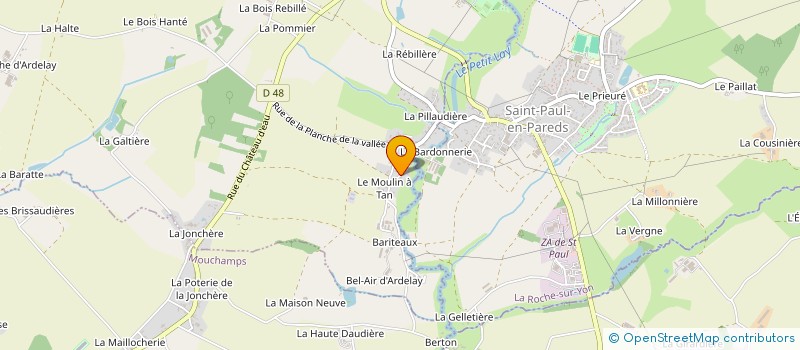 localisation de l'entreprise HOLDING BIZON à LES HERBIERS