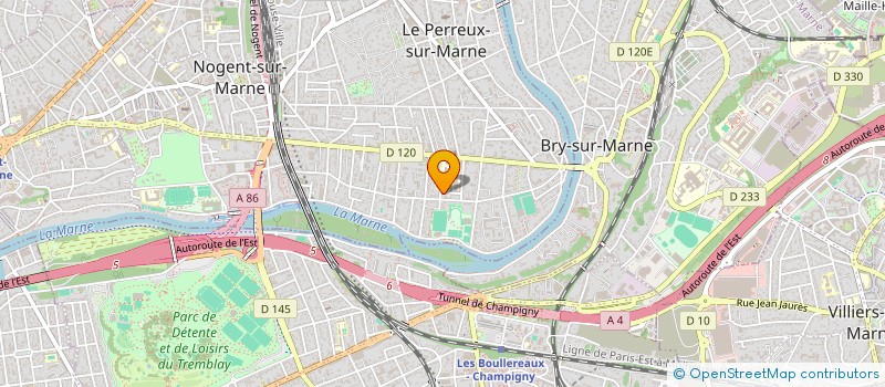 localisation de l'entreprise HOLDING BLANC MAMEDE  LE PERREUX SUR MARNE