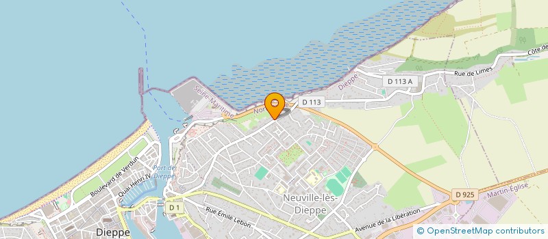 localisation de l'entreprise HOLDING BLANCHARD  DIEPPE