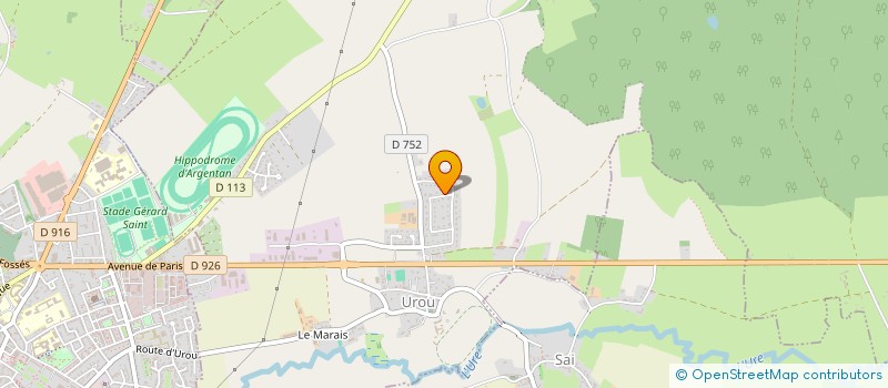 localisation de l'entreprise HOLDING BLAVETTE à GOUFFERN EN AUGE