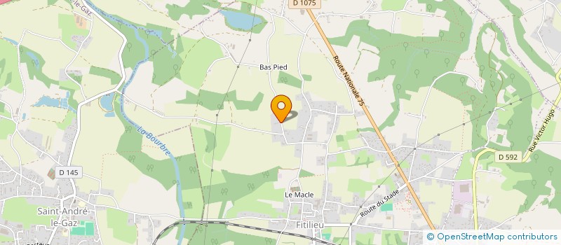 localisation de l'entreprise HOLDING BLM  LES ABRETS EN DAUPHINE