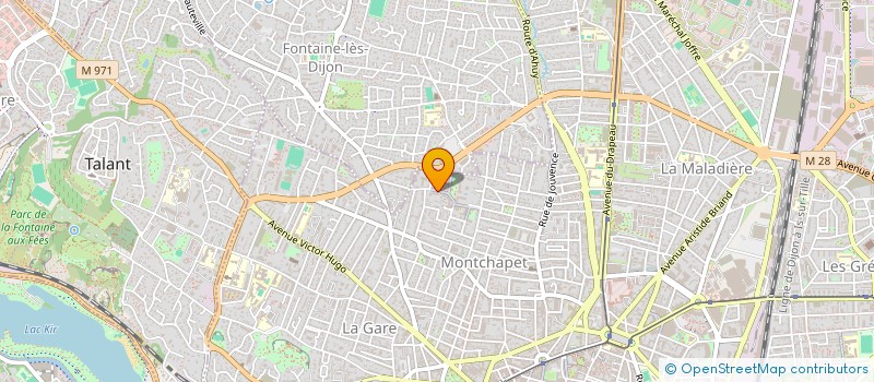 localisation de l'entreprise HOLDING BLUZET à DIJON