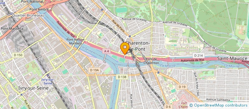 localisation de l'entreprise HOLDING BM  CHARENTON-LE-PONT