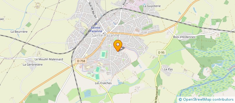 localisation de l'entreprise HOLDING BNOEL à SAINTE-PAZANNE