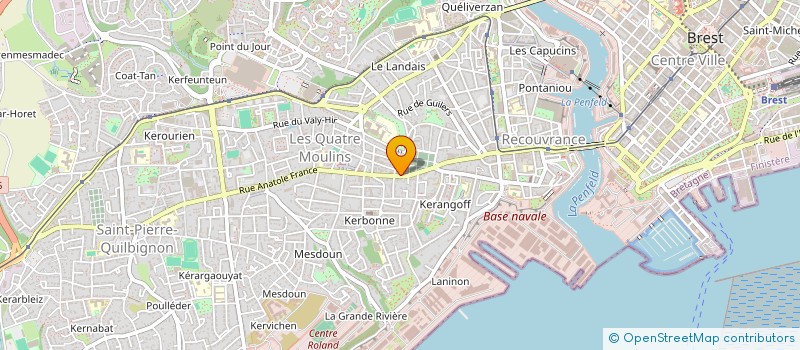 localisation de l'entreprise HOLDING BOBBY à BREST