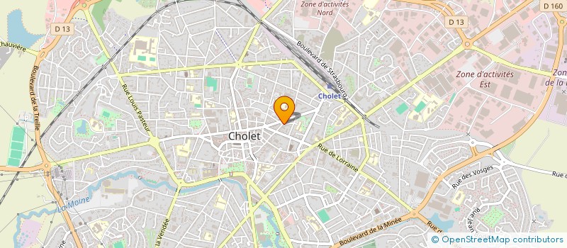 localisation de l'entreprise HOLDING BODINEAU à CHOLET