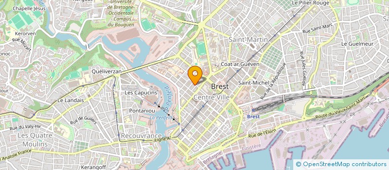 localisation de l'entreprise HOLDING BOENNEC à BREST