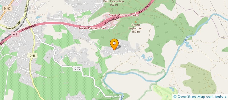 localisation de l'entreprise HOLDING BOEUF à VIDAUBAN