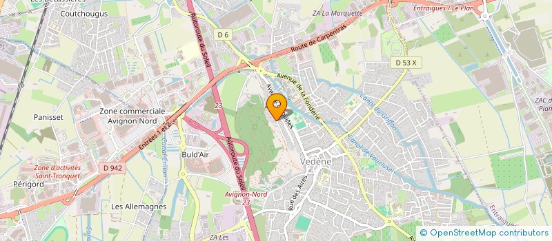 localisation de l'entreprise HOLDING BOGELL  VEDENE