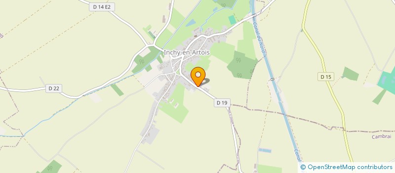 localisation de l'entreprise HOLDING BOISLEUX  INCHY-EN-ARTOIS