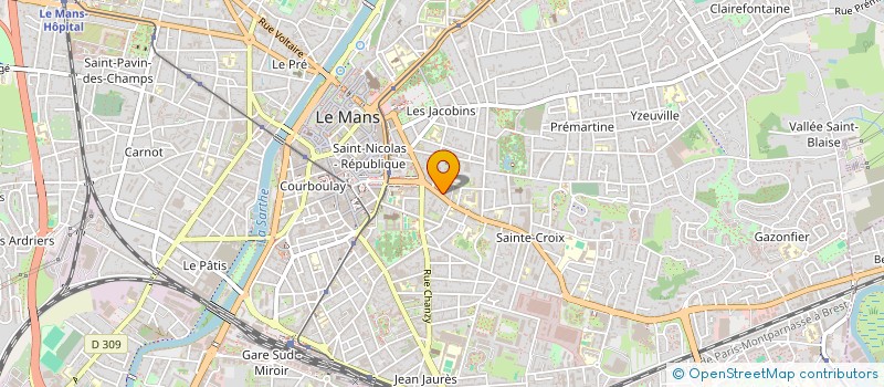 localisation de l'entreprise HOLDING BOLLEE à LE MANS