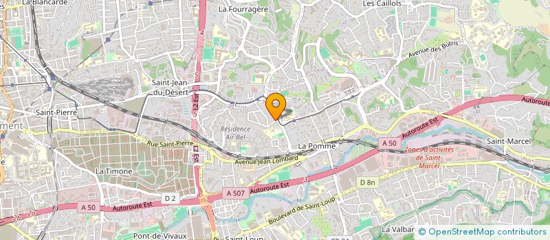 localisation de l'entreprise HOLDING BONACCORSI  MARSEILLE