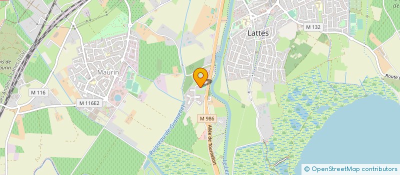 localisation de l'entreprise HOLDING BONDON à LATTES