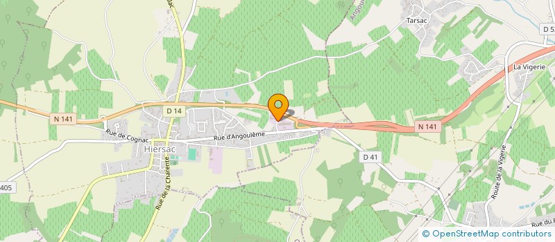 localisation de l'entreprise HOLDING BONNEMAIN  HIERSAC