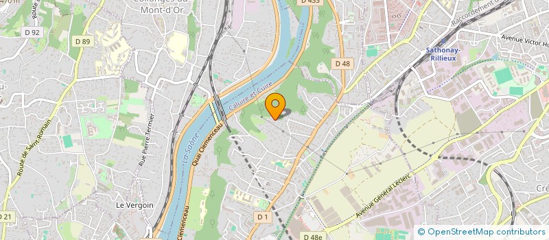 localisation de l'entreprise HOLDING BONNEVILLE INVEST  CALUIRE ET CUIRE