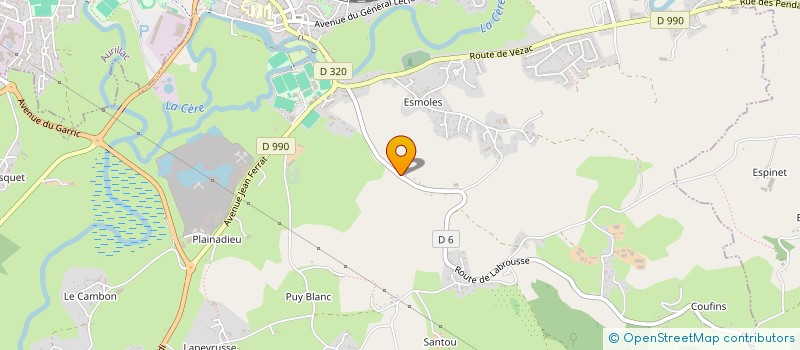 localisation de l'entreprise HOLDING BONNIEUX CONSEIL à ARPAJON-SUR-CERE