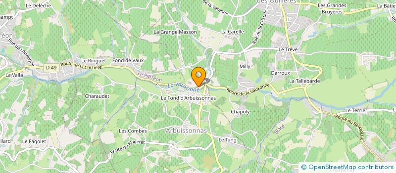 localisation de l'entreprise HOLDING BOREL  SAINT-ETIENNE-DES-OULLIERES