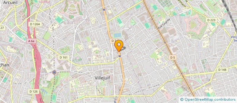 localisation de l'entreprise HOLDING BORN  VILLEJUIF