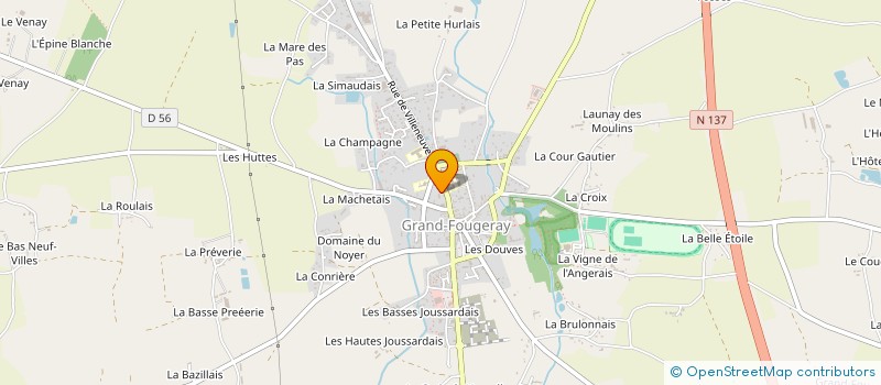 localisation de l'entreprise HOLDING BOSCHEREL RONAN  GRAND-FOUGERAY