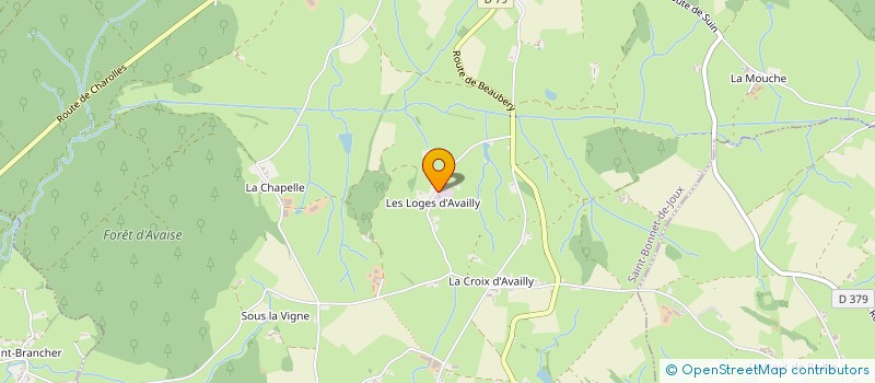 localisation de l'entreprise HOLDING BOSSELET  SAINT-BONNET-DE-JOUX